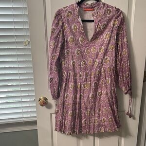 Oliphant Purple and Gold Patterned Garment